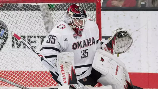 Weninger Named NCHC Goaltender of the Week - Omaha Athletics