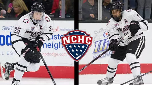 Vesel, Parizek Earn NCHC Postseason Awards - Omaha Athletics