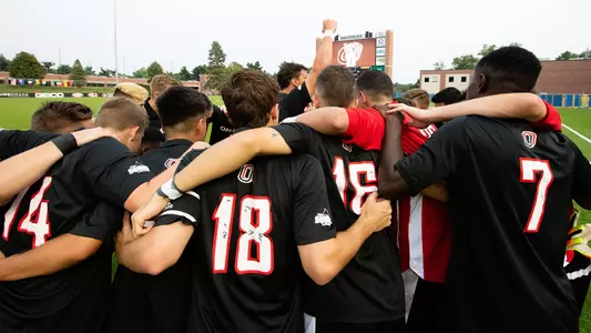 Men's Soccer Huddle