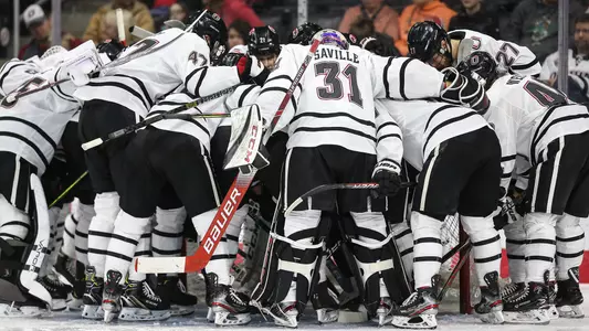 Hockey Pre-Game Huddle