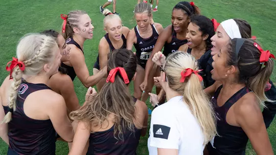 Cross Country huddle