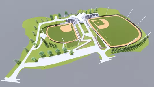UNO Baseball Softball Complex Aerial