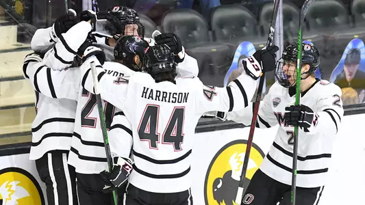 Celebration vs Denver in NCHC Quarterfinals