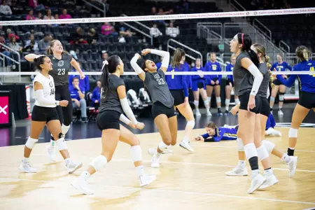 Volleyball Celebration vs. SDSU