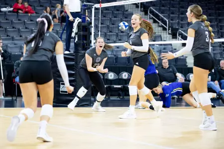 Volleyball Celebration vs. SDSU