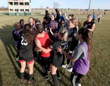 BROOKINGS, SD - OCTOBER 30: Omaha at South Dakota State University at Fischback Soccer Field in Brookings, SD. (Photo by Dave Eggen/Inertia)