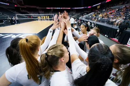 Volleyball Celebration vs. Wichita