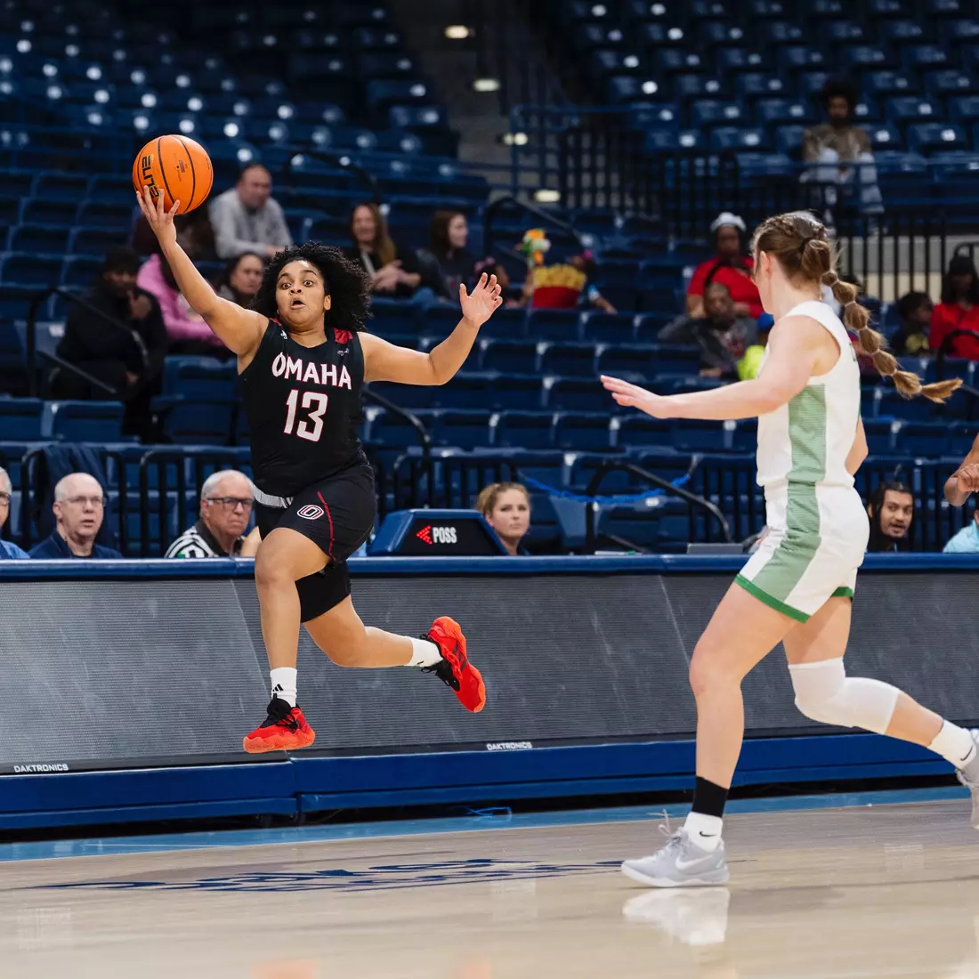 Alana Powell saves ball