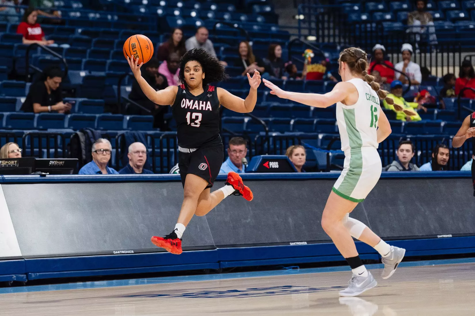 Alana Powell saves ball