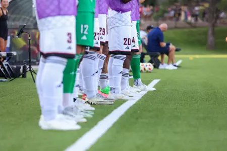 Men's soccer sideline