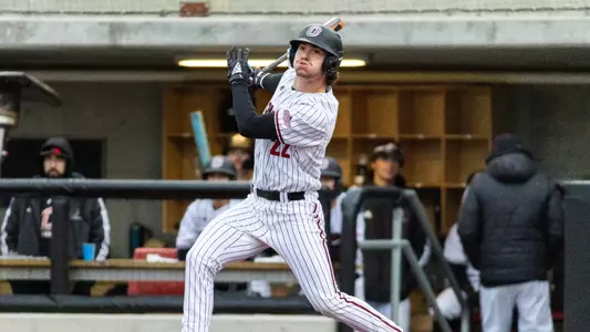 Mason Gaines batting