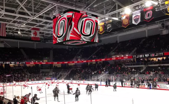 Baxter Arena New Videoboard Rendering June 2025