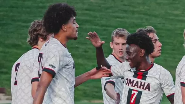 Men's Soccer Celebration