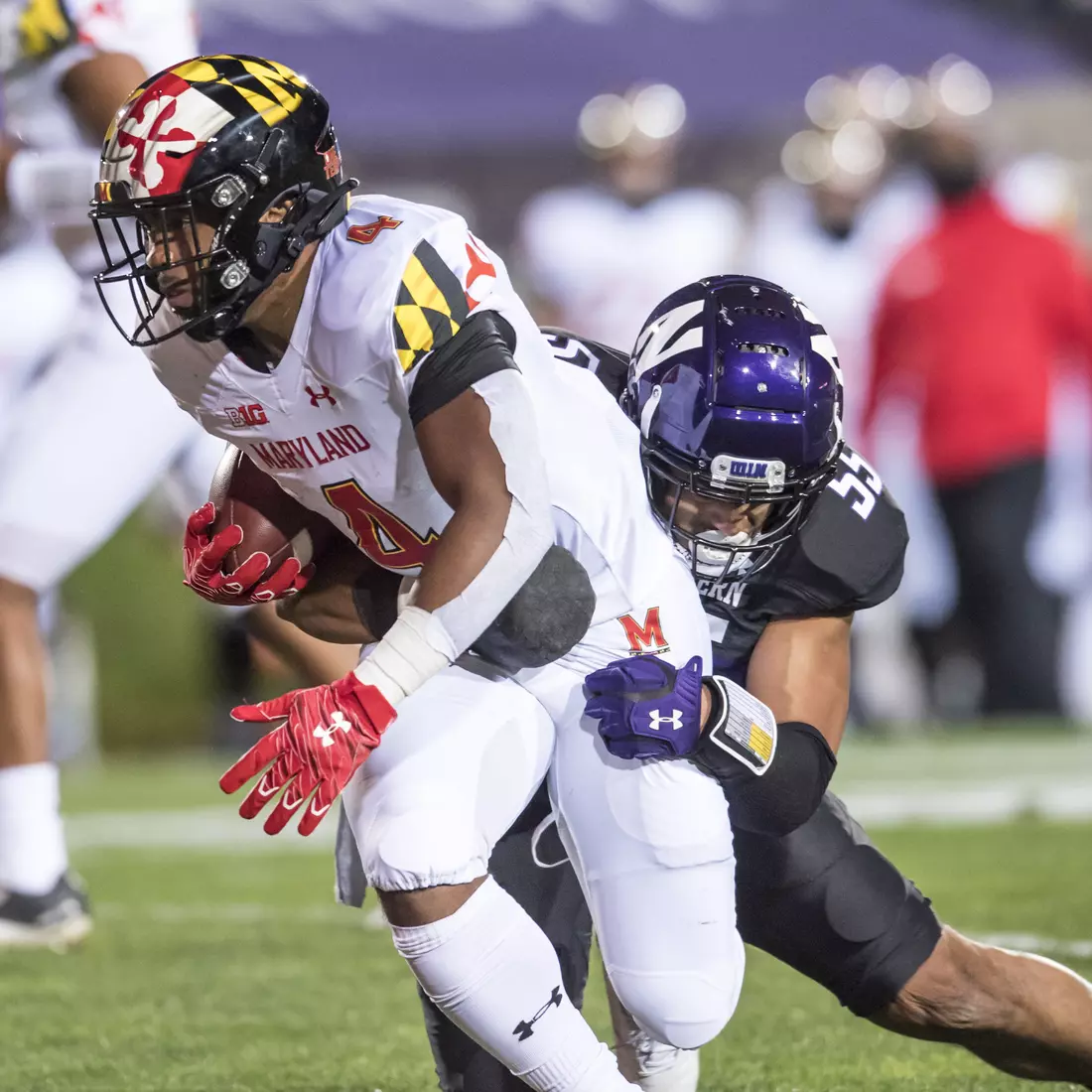 Northwestern University Football against Maryland Oct 24, 2020 in Evanston, Ill.