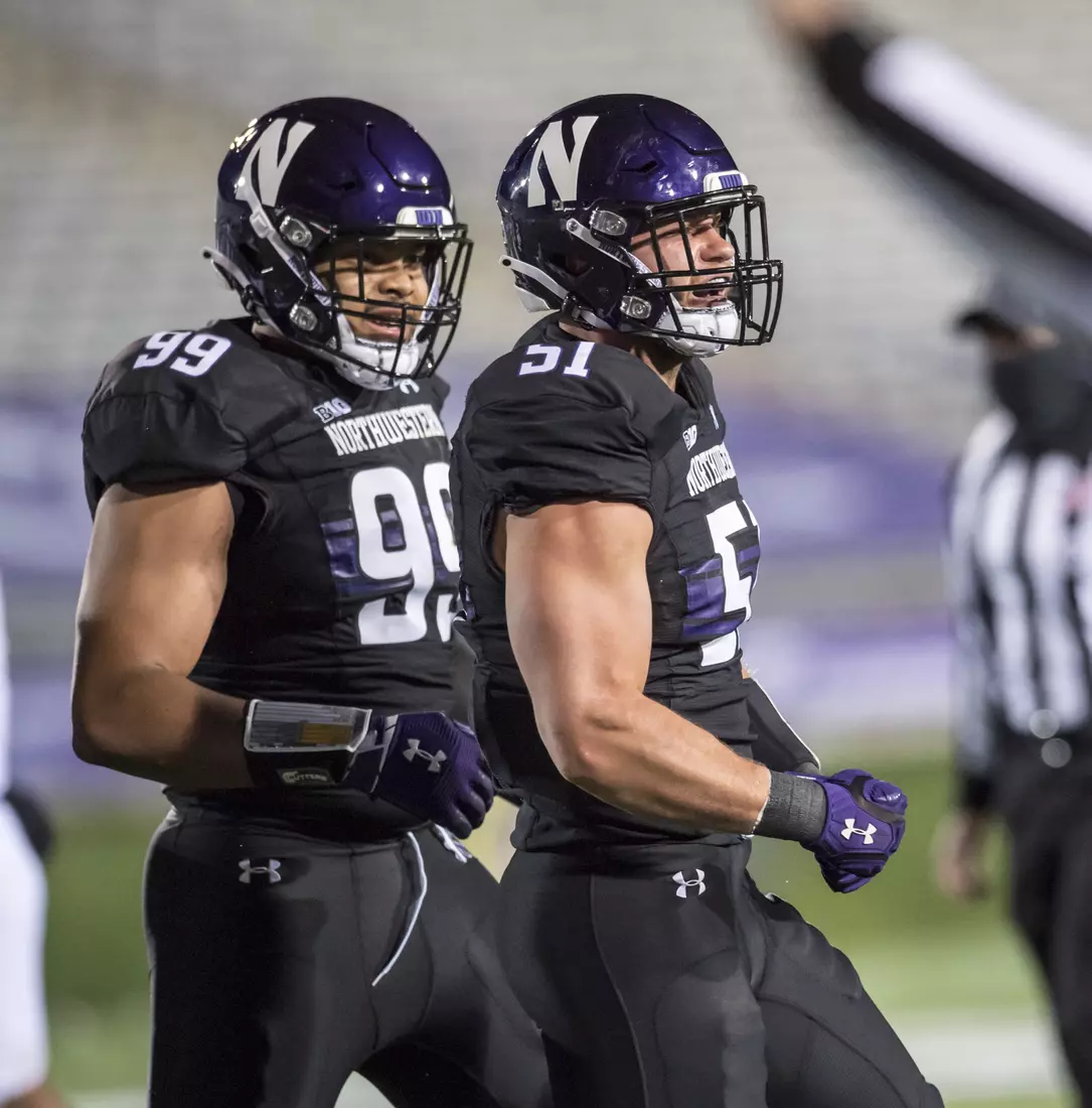 Northwestern University Football against Maryland Oct 24, 2020 in Evanston, Ill.
