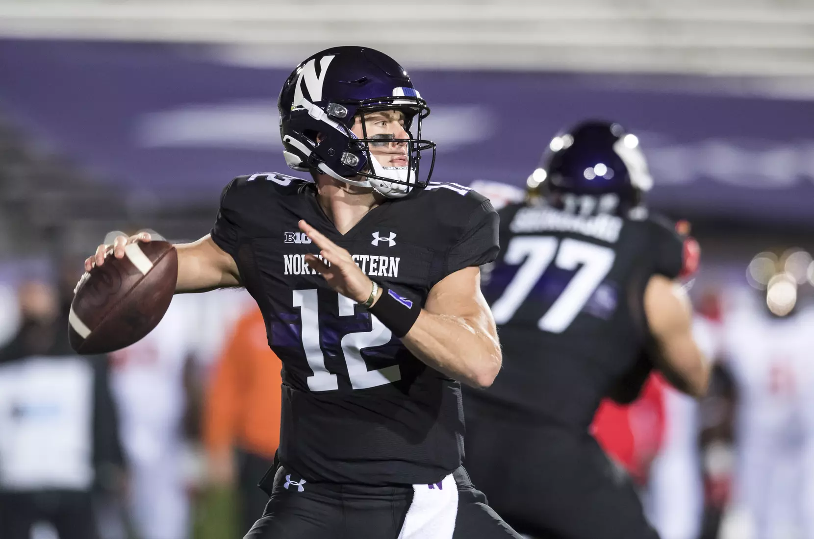 Northwestern University Football against Maryland Oct 24, 2020 in Evanston, Ill.
