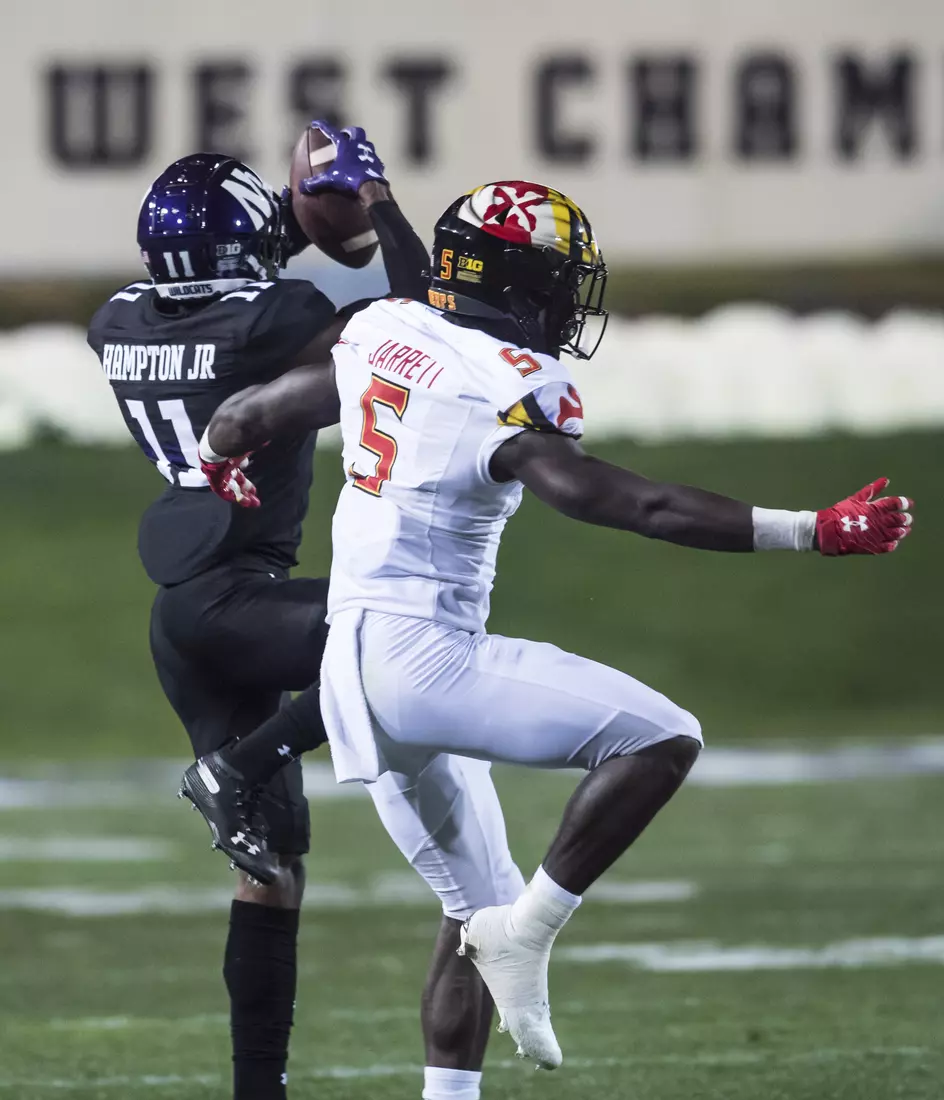 Northwestern University Football against Maryland Oct 24, 2020 in Evanston, Ill.