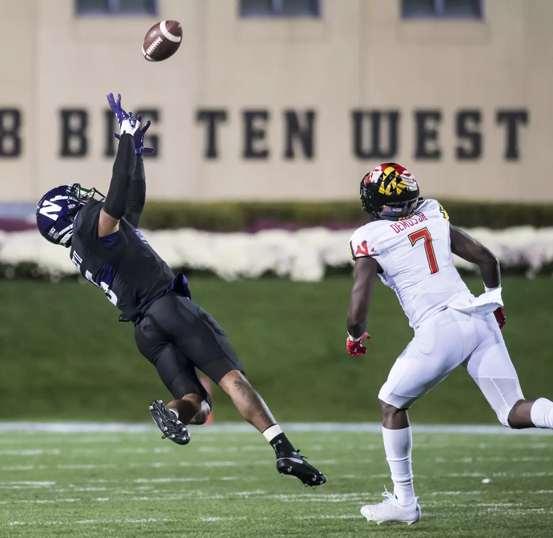 Northwestern University Football against Maryland Oct 24, 2020 in Evanston, Ill.