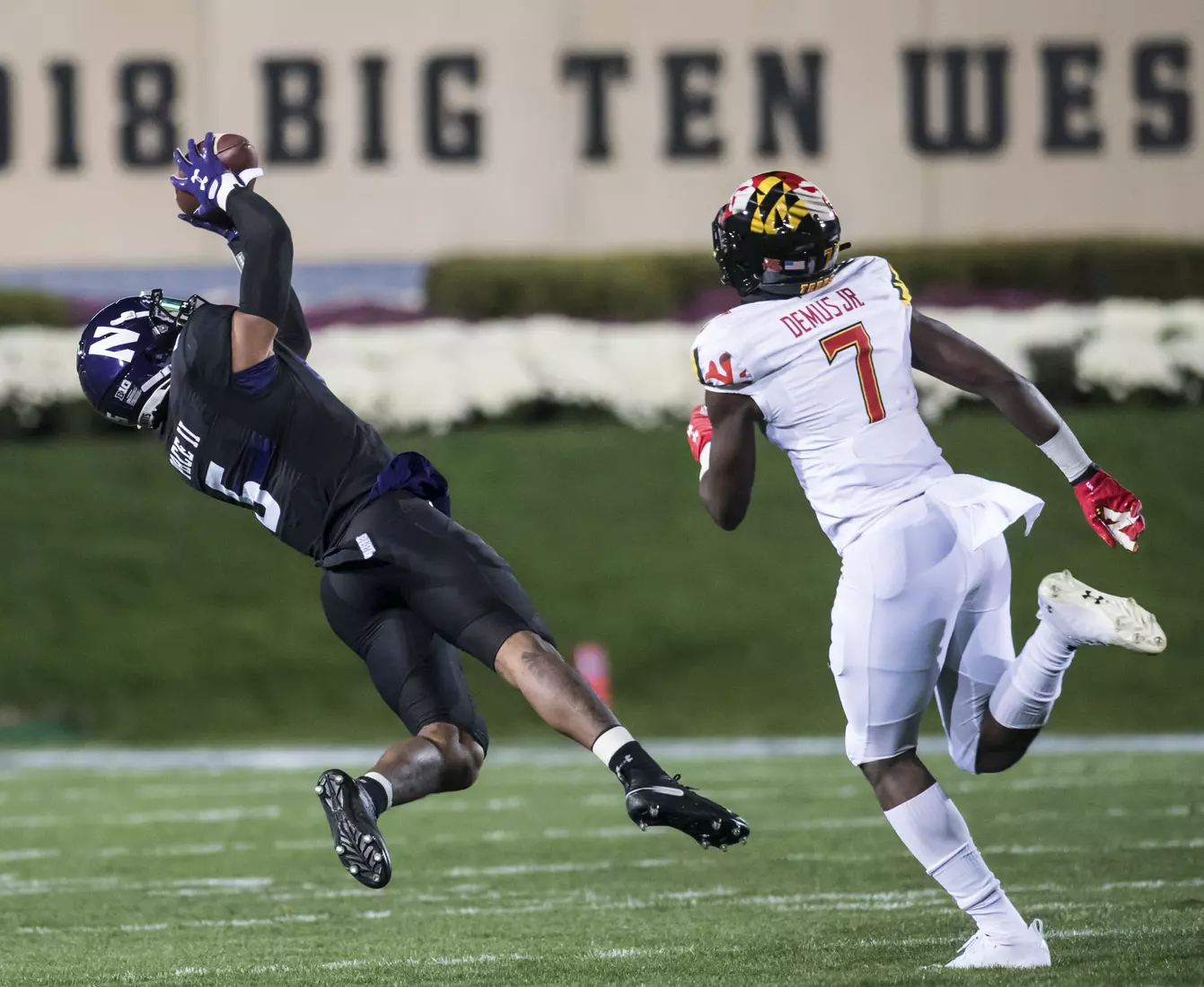 Northwestern University Football against Maryland Oct 24, 2020 in Evanston, Ill.
