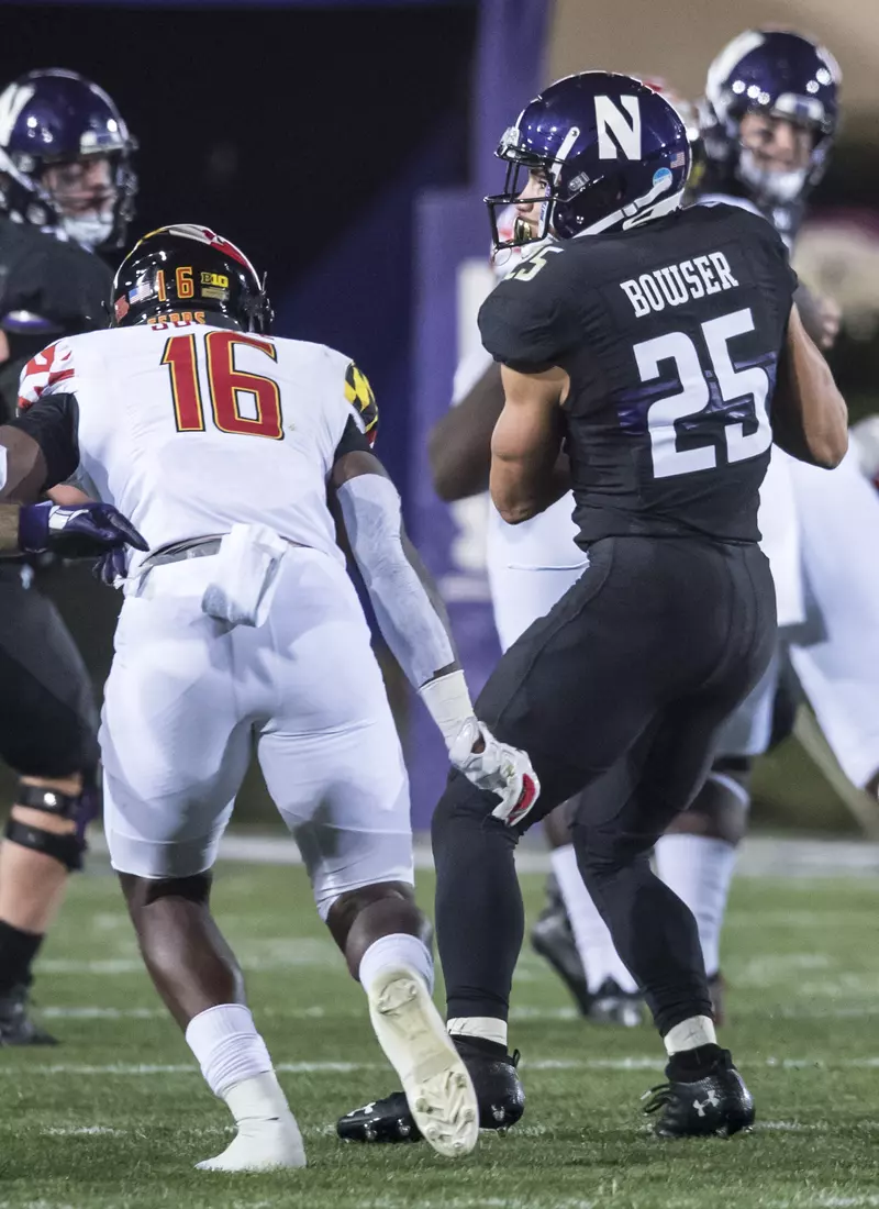 Northwestern University Football against Maryland Oct 24, 2020 in Evanston, Ill.