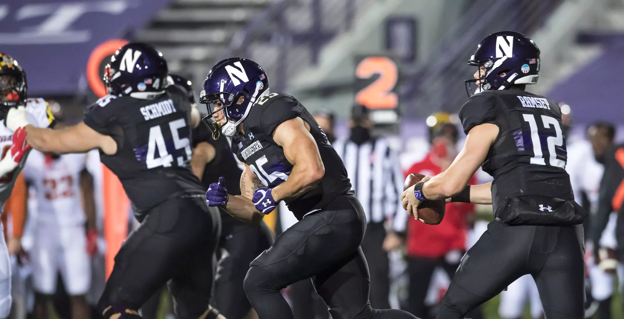 Northwestern University Football against Maryland Oct 24, 2020 in Evanston, Ill.