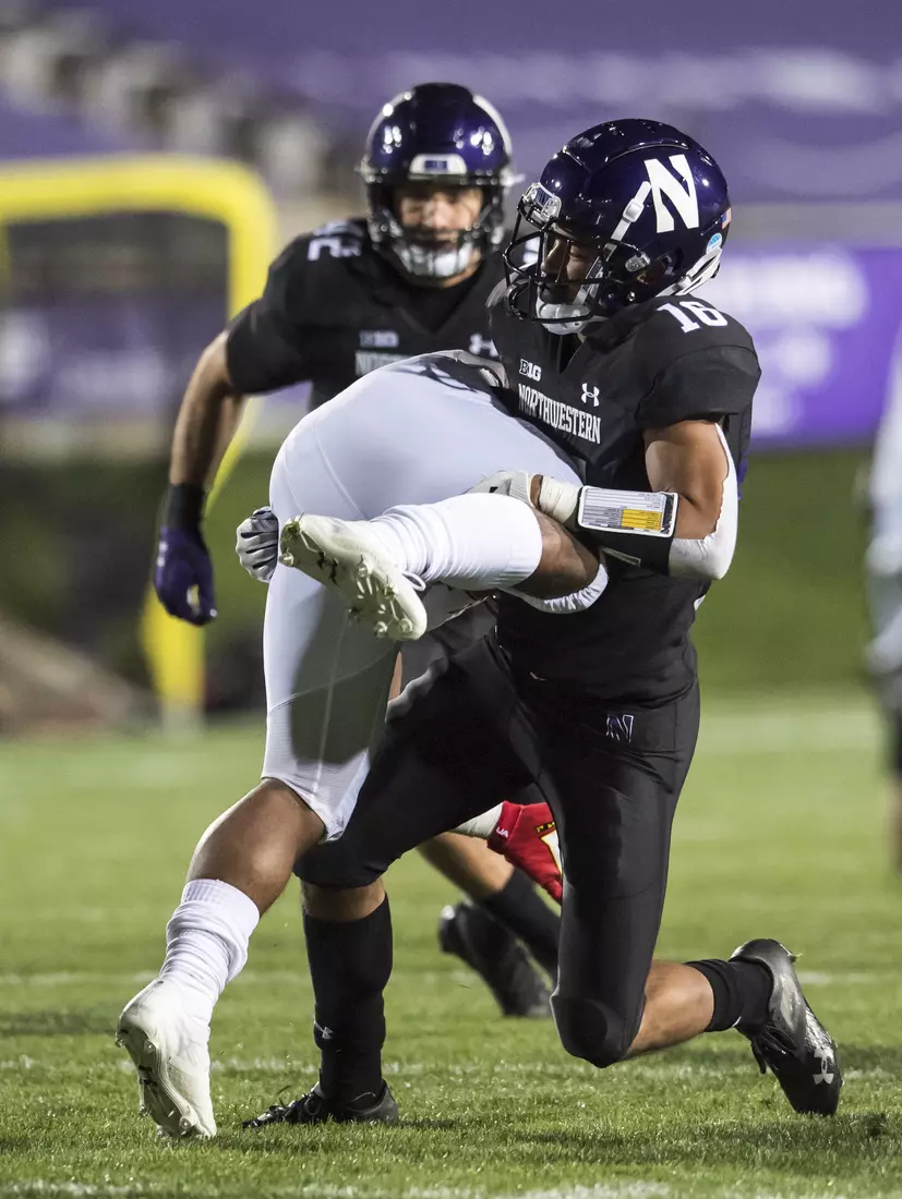 Northwestern University Football against Maryland Oct 24, 2020 in Evanston, Ill.