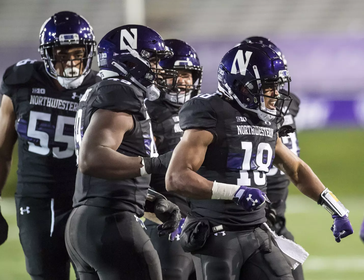 Northwestern University Football against Maryland Oct 24, 2020 in Evanston, Ill.