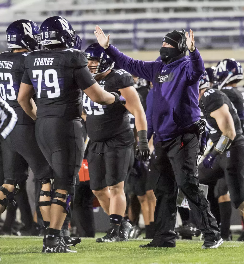 Northwestern University Football against Maryland Oct 24, 2020 in Evanston, Ill.