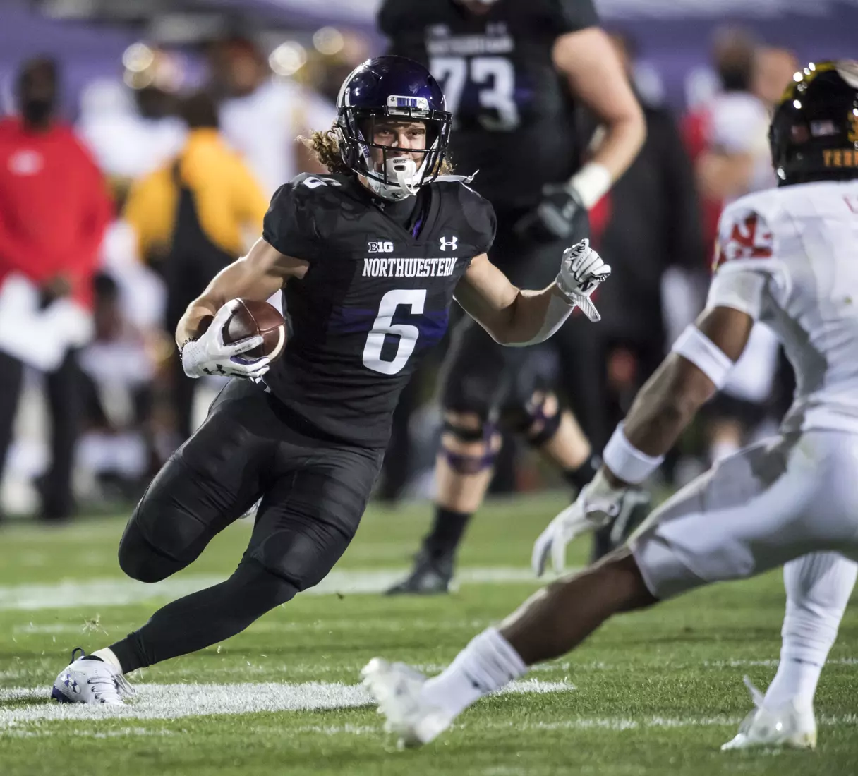 Northwestern University Football against Maryland Oct 24, 2020 in Evanston, Ill.