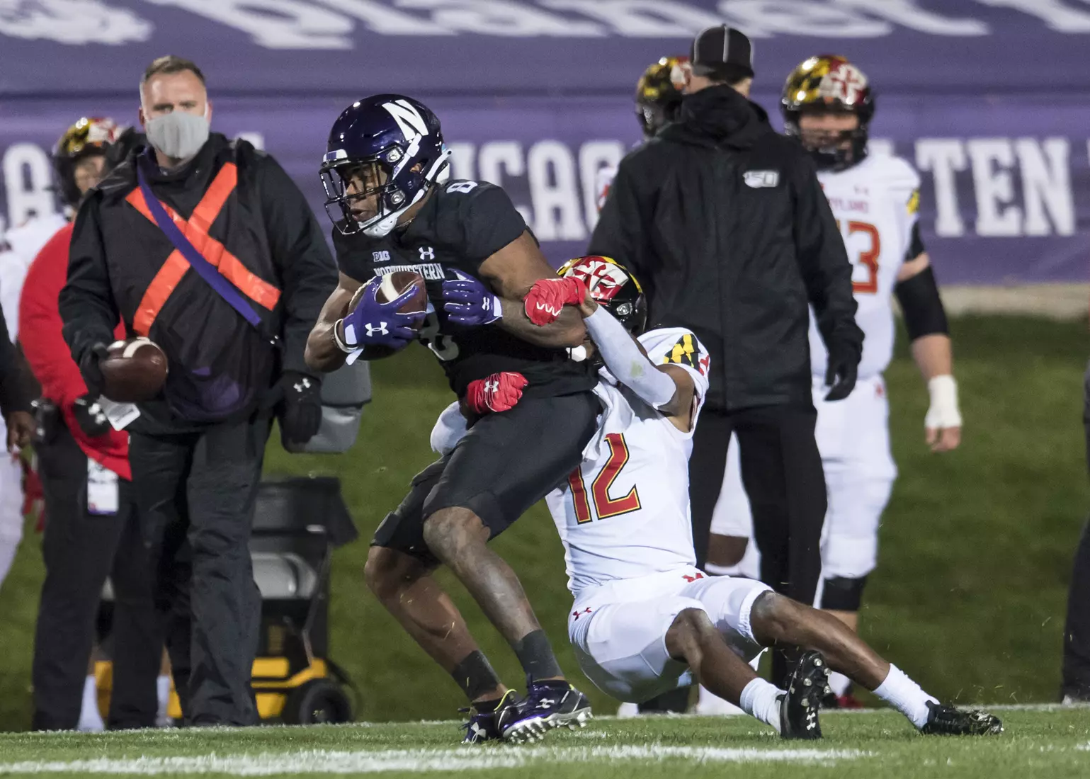Northwestern University Football against Maryland Oct 24, 2020 in Evanston, Ill.