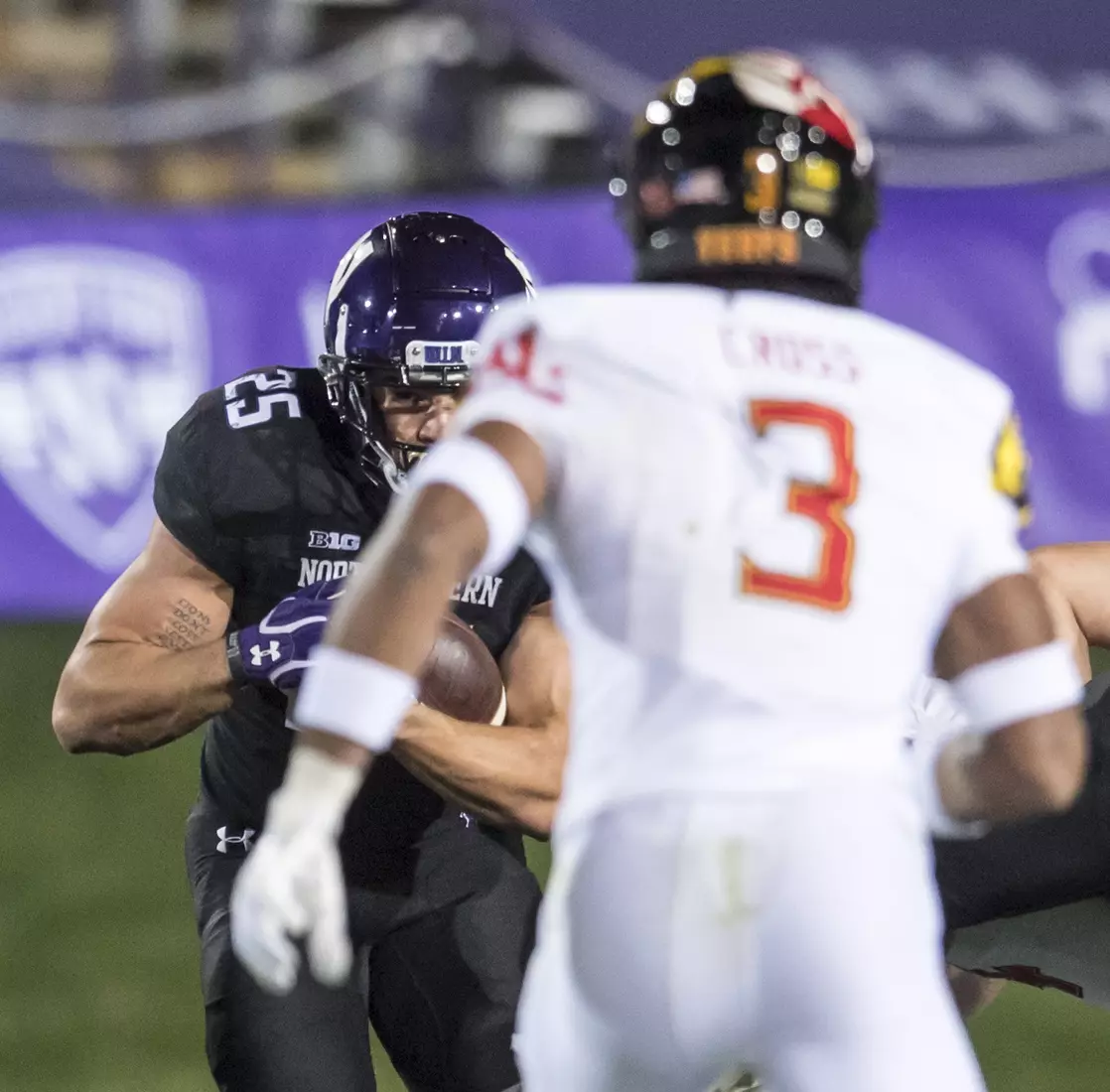 Northwestern University Football against Maryland Oct 24, 2020 in Evanston, Ill.