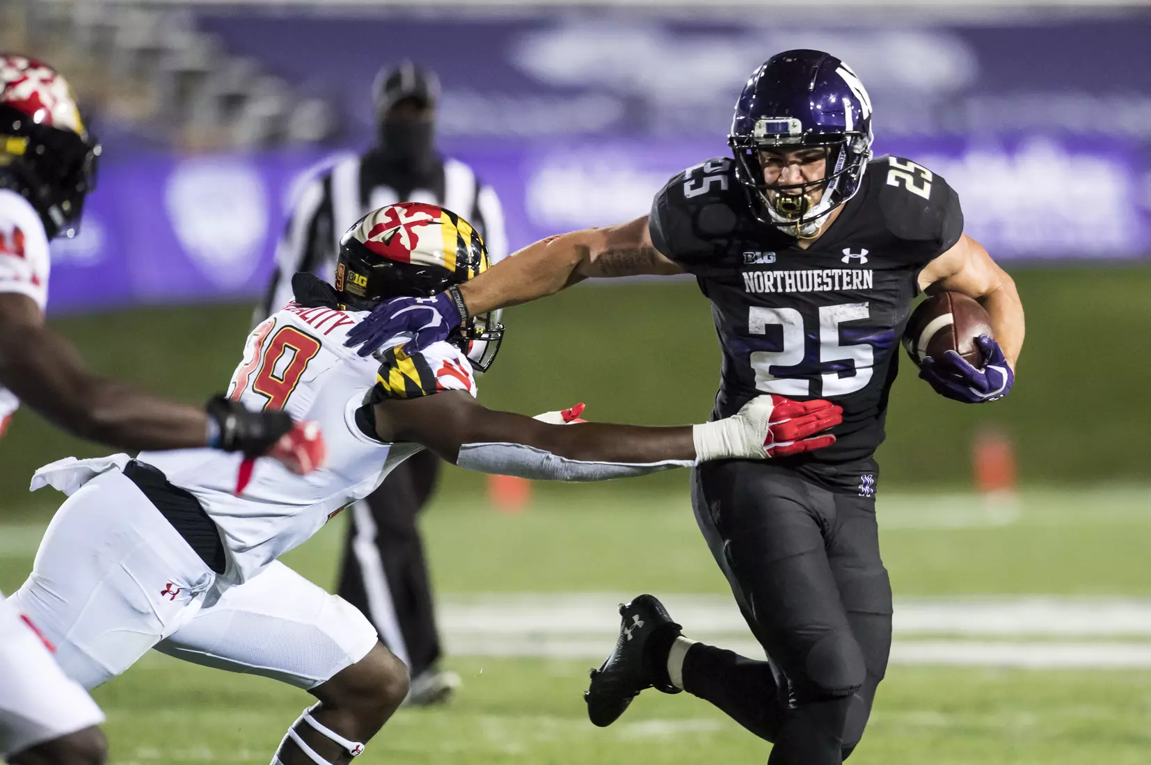 Northwestern University Football against Maryland Oct 24, 2020 in Evanston, Ill.