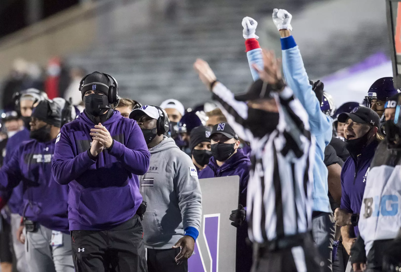 Northwestern University Football against Maryland Oct 24, 2020 in Evanston, Ill.