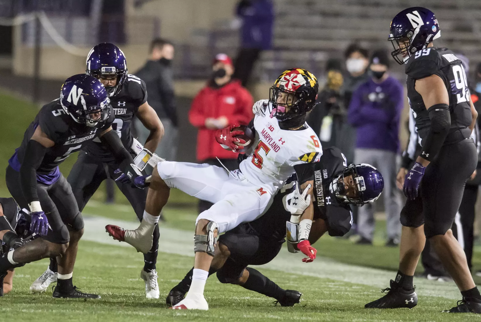 Northwestern University Football against Maryland Oct 24, 2020 in Evanston, Ill.