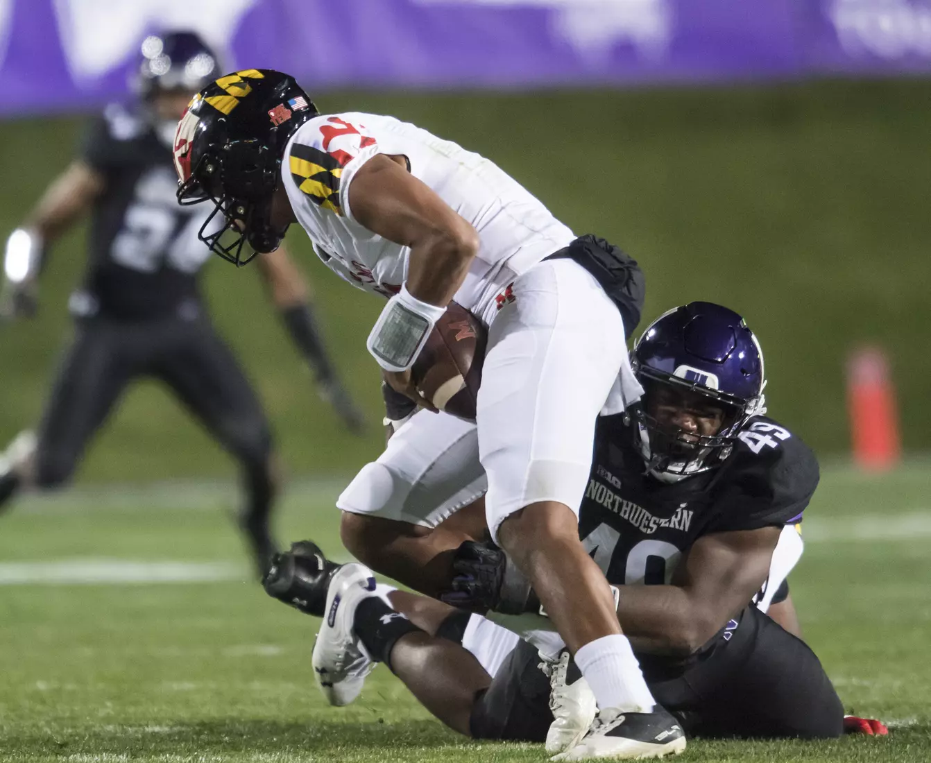 Northwestern University Football against Maryland Oct 24, 2020 in Evanston, Ill.