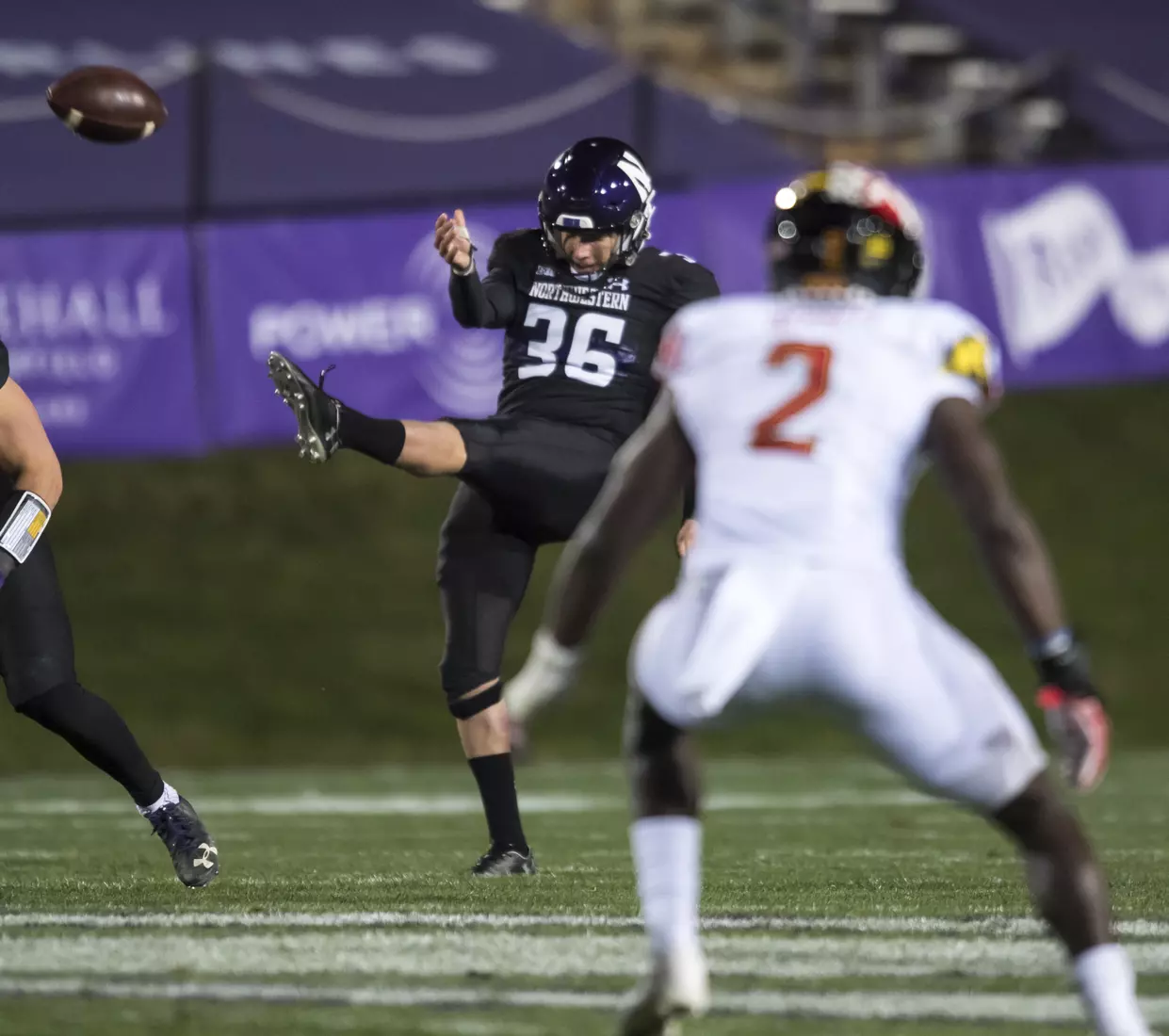 Northwestern University Football against Maryland Oct 24, 2020 in Evanston, Ill.