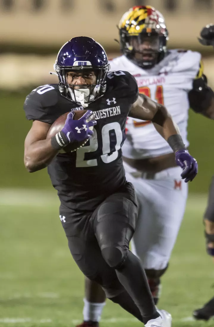 Northwestern University Football against Maryland Oct 24, 2020 in Evanston, Ill.