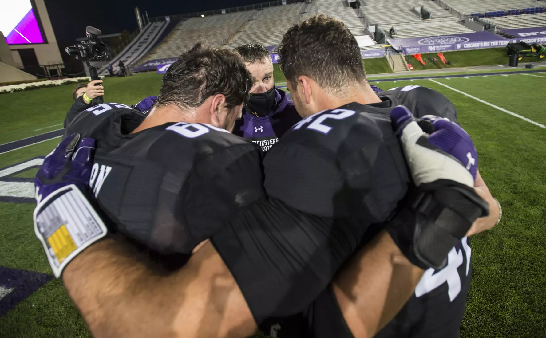 Northwestern University Football against Maryland Oct 24, 2020 in Evanston, Ill.