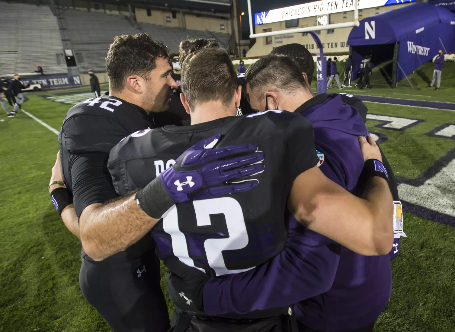 Northwestern University Football against Maryland Oct 24, 2020 in Evanston, Ill.