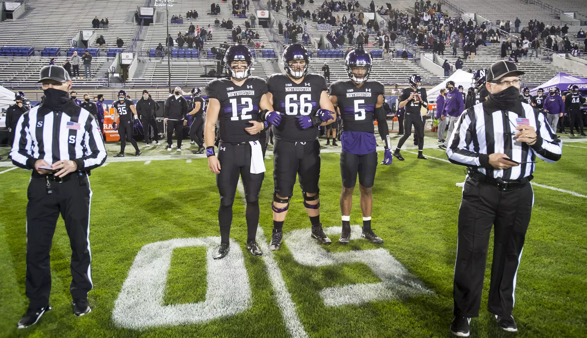 Northwestern University Football against Maryland Oct 24, 2020 in Evanston, Ill.