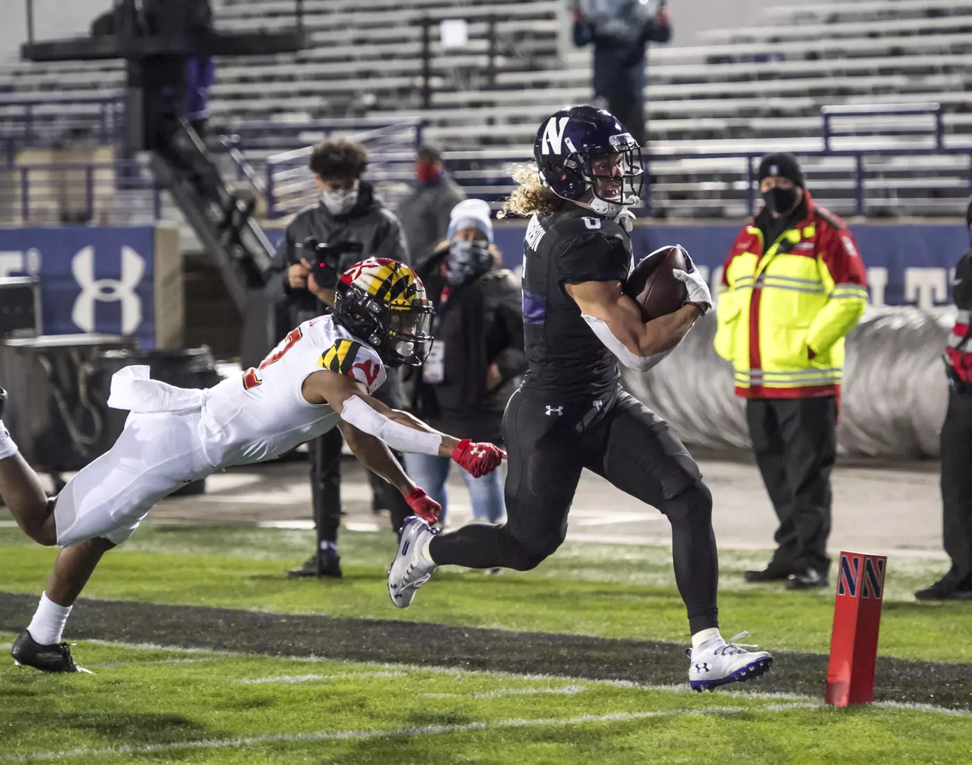 Northwestern University Football against Maryland Oct 24, 2020 in Evanston, Ill.