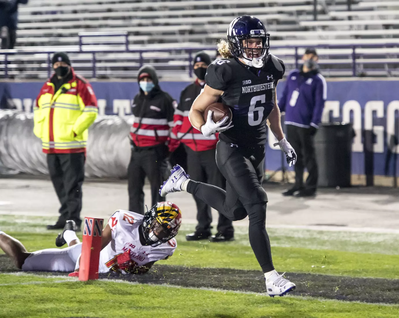 Northwestern University Football against Maryland Oct 24, 2020 in Evanston, Ill.