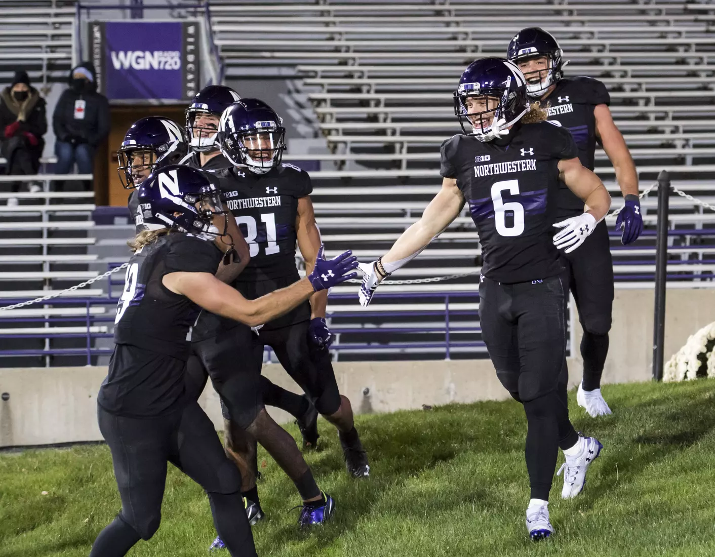 Northwestern University Football against Maryland Oct 24, 2020 in Evanston, Ill.