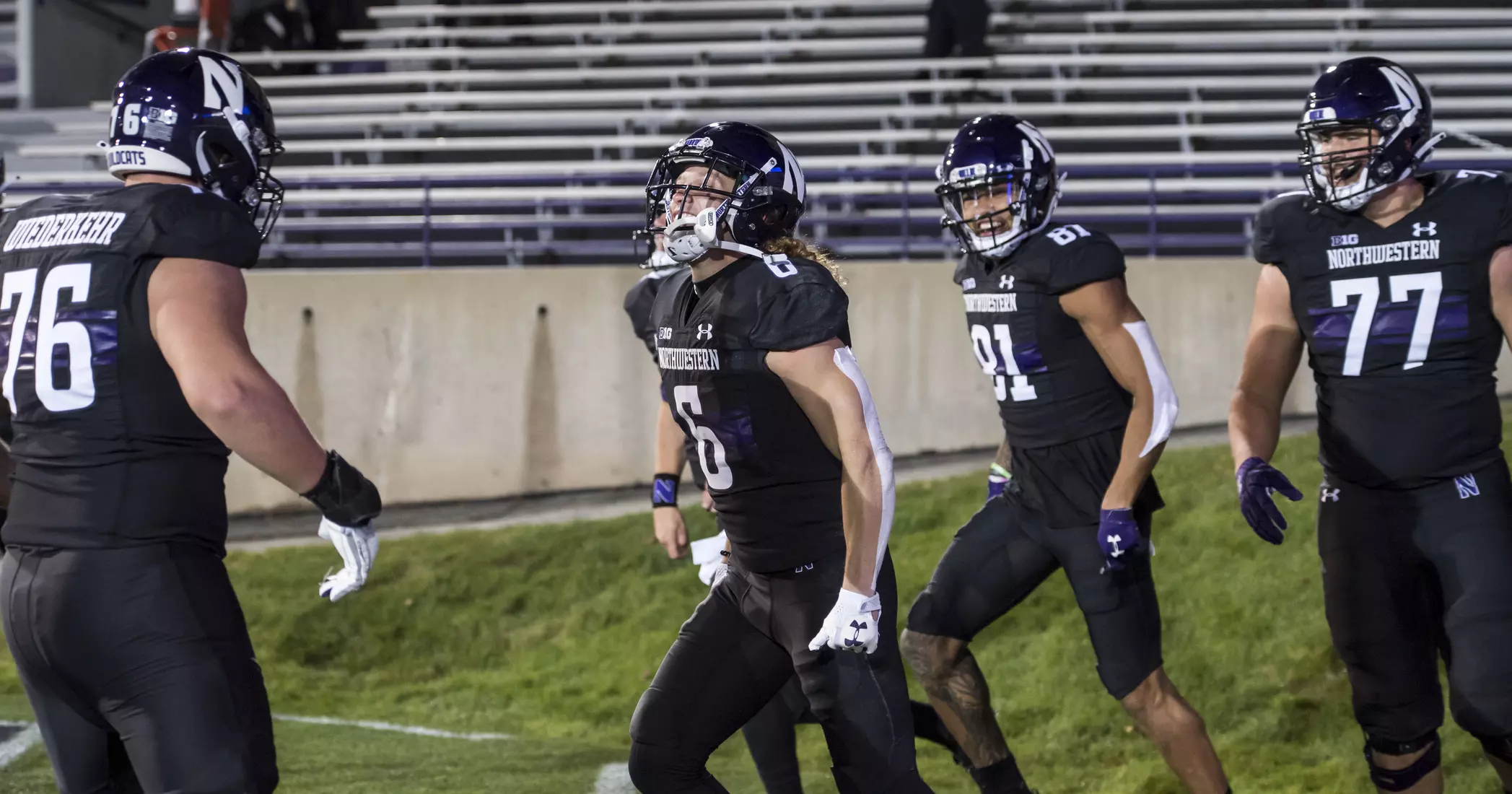 Northwestern University Football against Maryland Oct 24, 2020 in Evanston, Ill.
