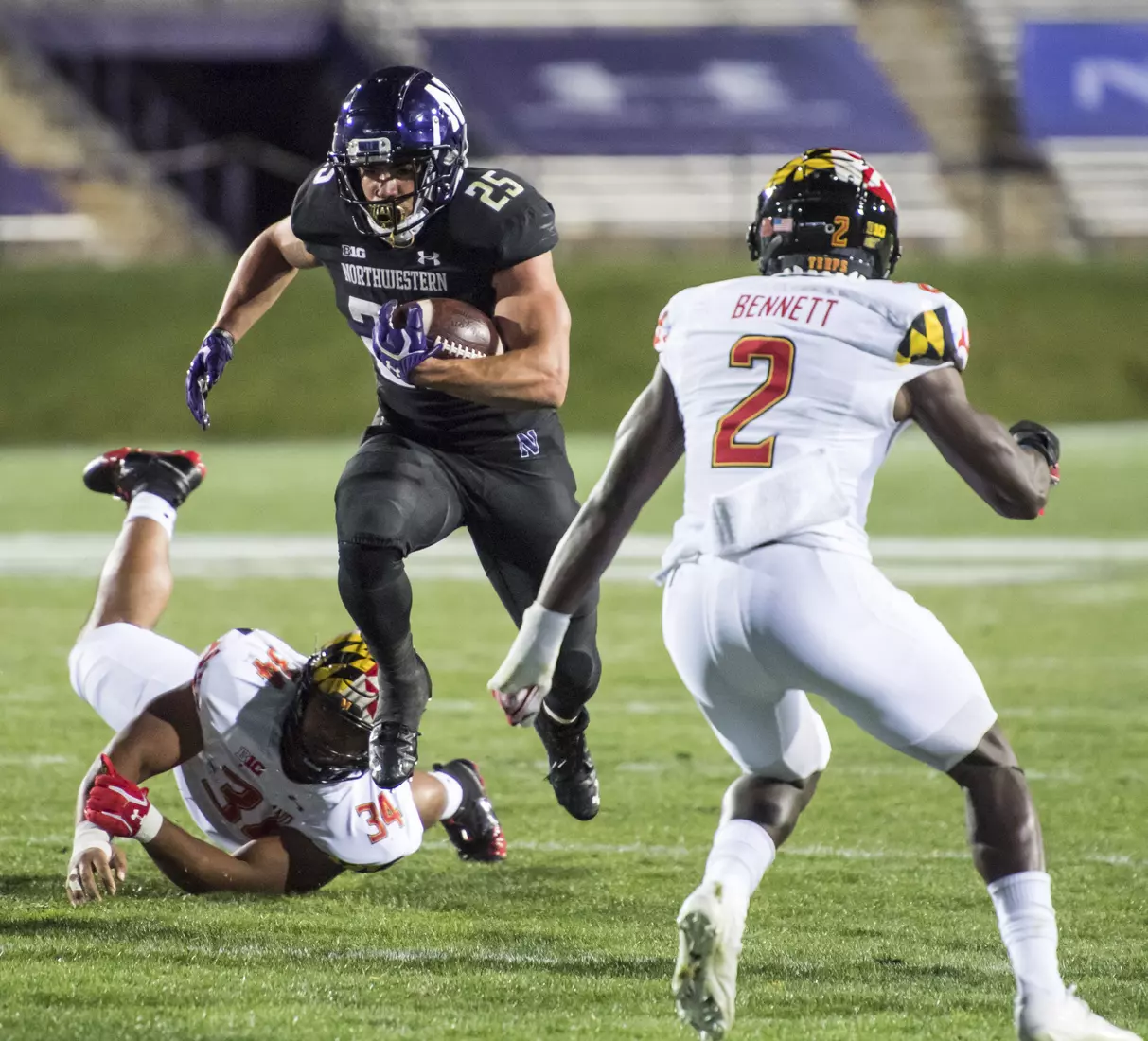 Northwestern University Football against Maryland Oct 24, 2020 in Evanston, Ill.