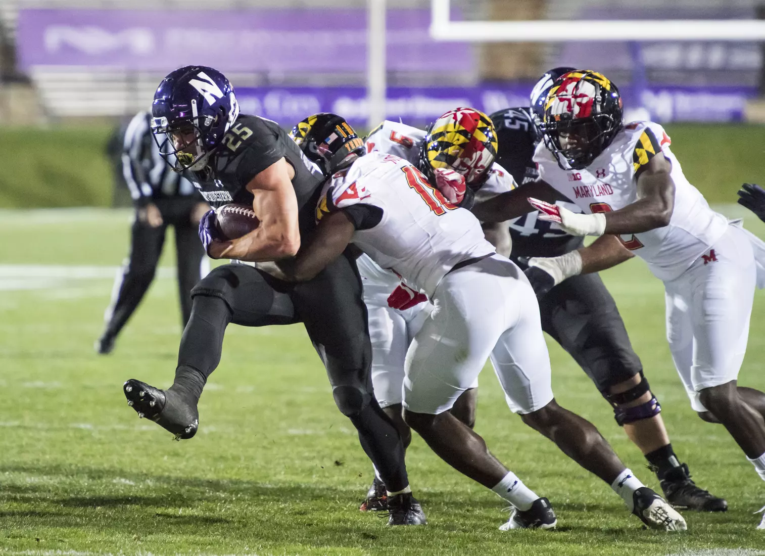 Northwestern University Football against Maryland Oct 24, 2020 in Evanston, Ill.
