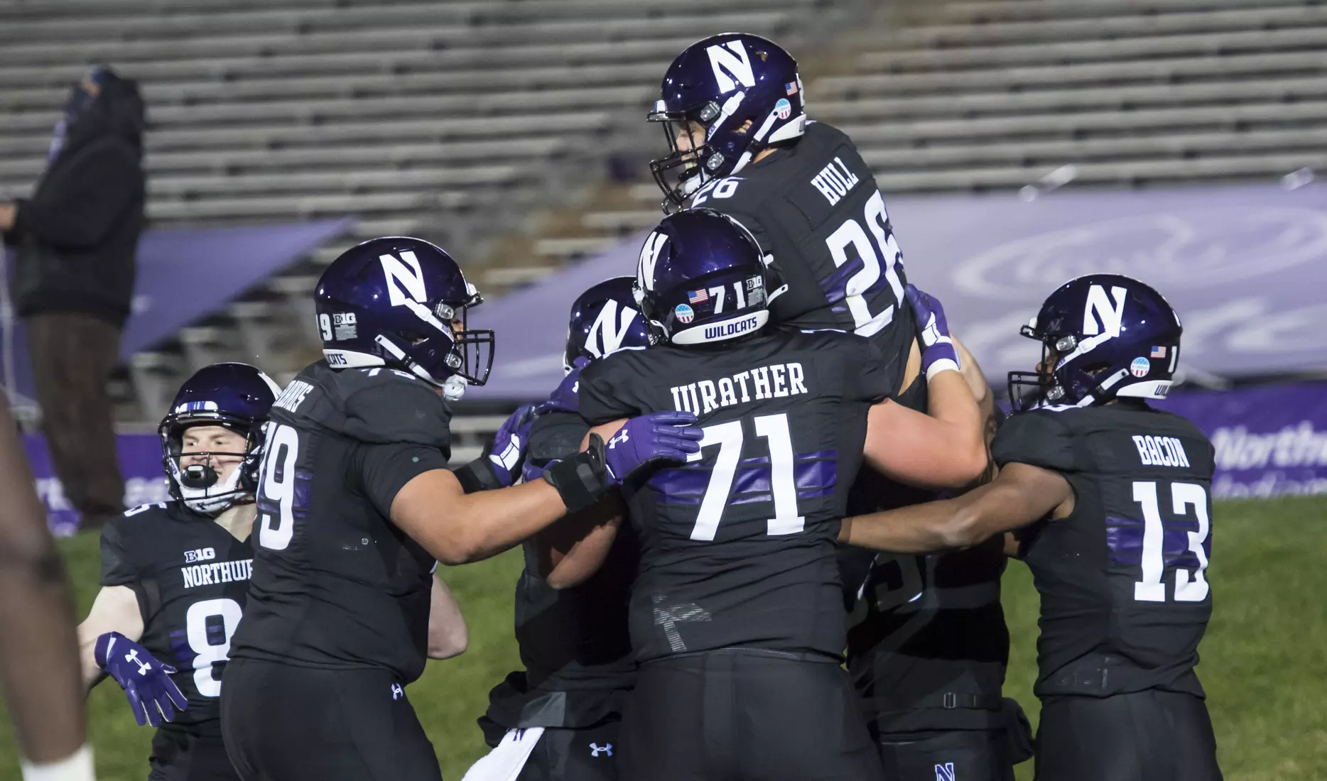 Northwestern University Football against Maryland Oct 24, 2020 in Evanston, Ill.