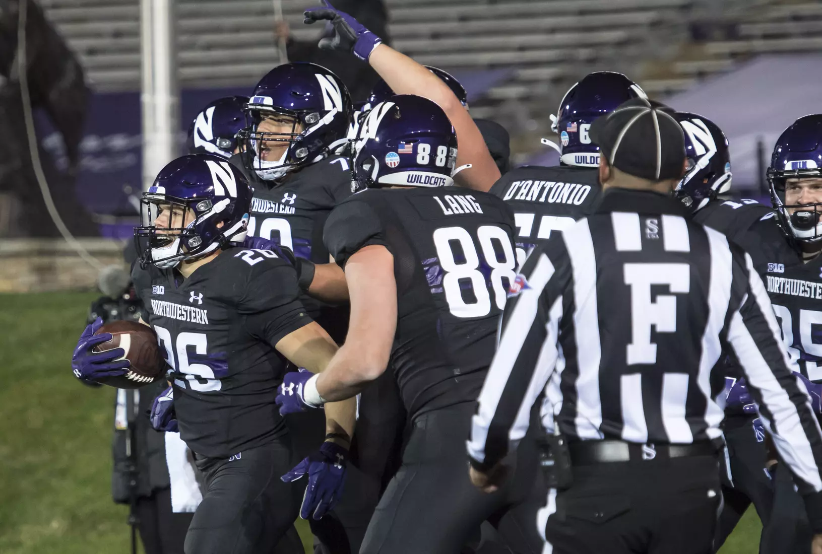 Northwestern University Football against Maryland Oct 24, 2020 in Evanston, Ill.