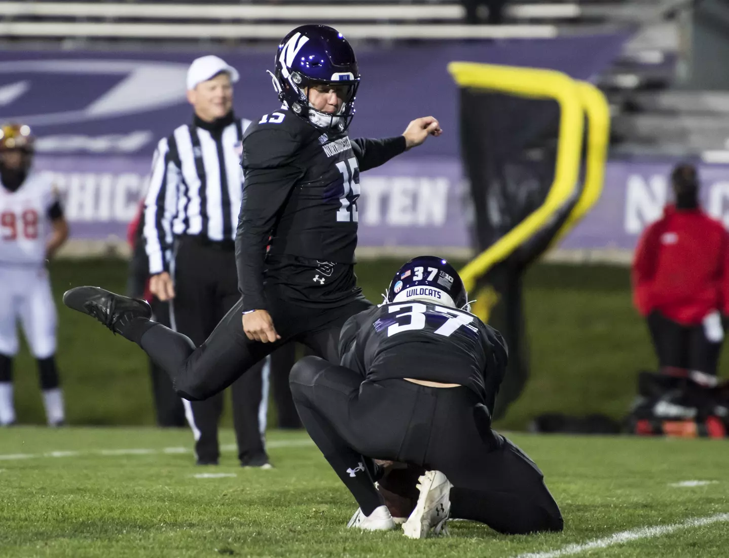 Northwestern University Football against Maryland Oct 24, 2020 in Evanston, Ill.
