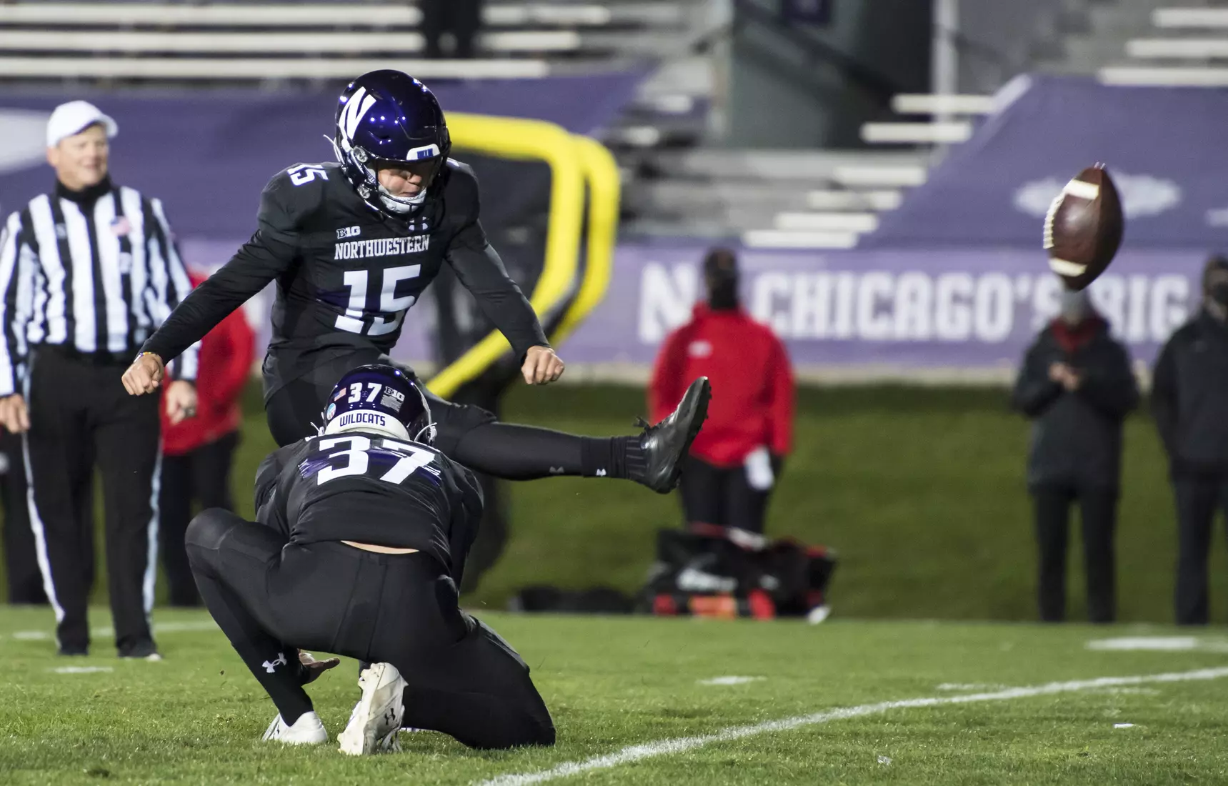 Northwestern University Football against Maryland Oct 24, 2020 in Evanston, Ill.